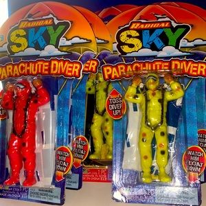 Vintage NIB Sky parachute Diver